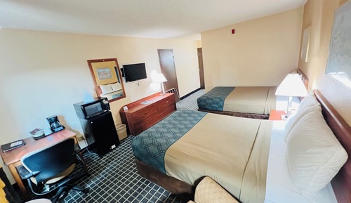 Double Room, 2 Double Beds, Accessible