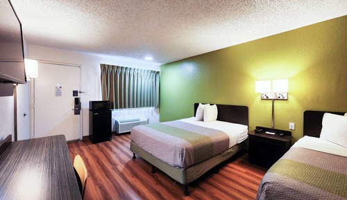 Deluxe Room, 2 Queen Beds, Non Smoking, Refrigerator & Microwave