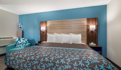 Standard Room, 1 King Bed, Non Smoking, Refrigerator & Microwave