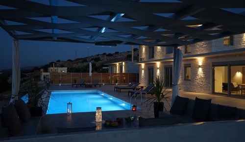 Panoramic Villa, 3 Bedrooms, Private Pool, Sea View (West)