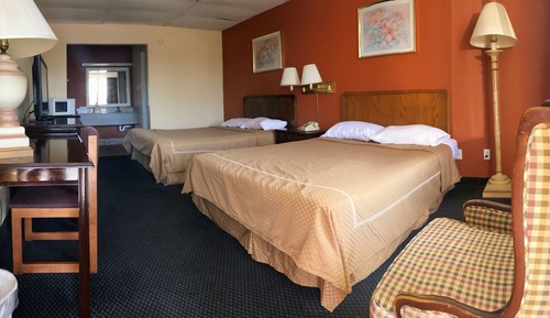 Double Room, 2 Queen Beds, Smoking