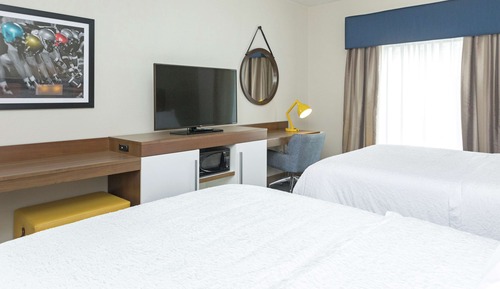 Room, 2 Queen Beds, Non Smoking, Refrigerator & Microwave