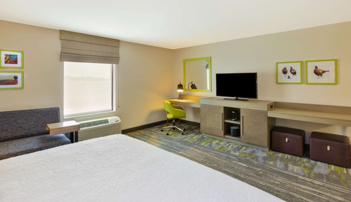 Room, 1 King Bed, Non Smoking, Refrigerator & Microwave