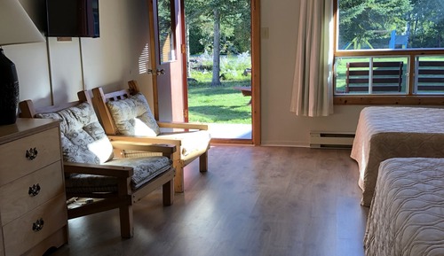 Double Room - Pool View/Wood Floor