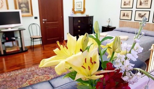 Comfort Quadruple Room, 2 Queen Beds, Private Bathroom, Garden View