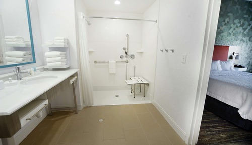 Studio, 1 King Bed, Accessible, Non Smoking (Roll-In Shower)