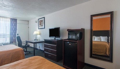 Deluxe Room, 2 Double Beds, Non Smoking, Refrigerator & Microwave