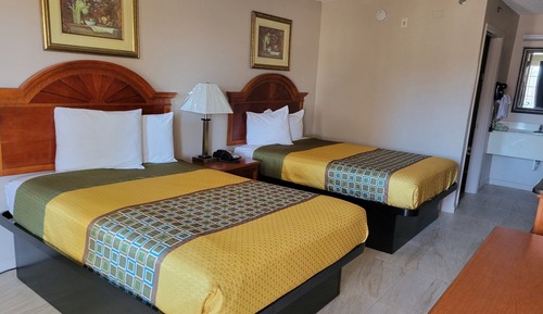 Room, 2 Double Beds, Accessible, Smoking (Bathtub w/ Grab Bars)