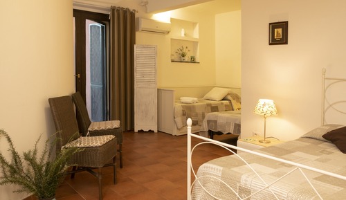Family Room, Terrace, Garden View