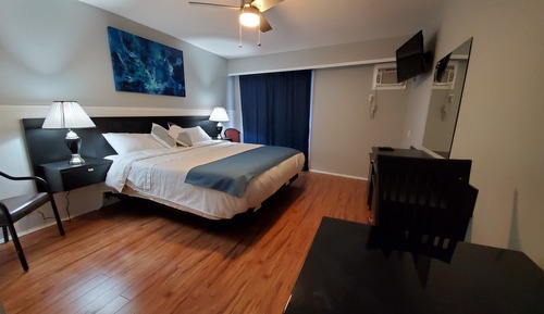 Deluxe Studio, 1 King Bed, Kitchenette, Mountain View (Rm 4)