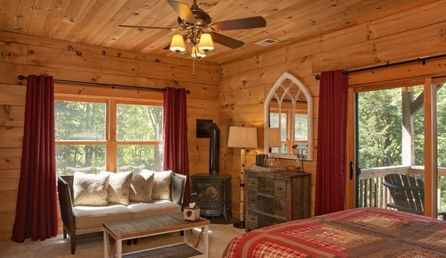 Panoramic Room, 1 Queen Bed, Balcony, Mountain View