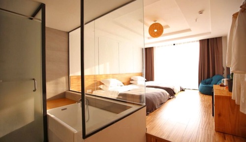 Tatami Twin Rom with Balcony 