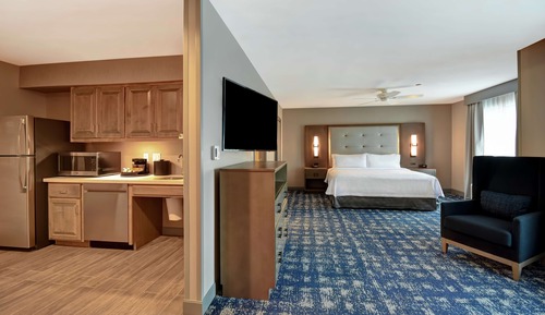 Suite, 1 King Bed, Accessible (Roll-In Shower)