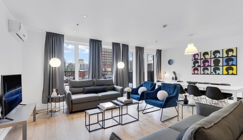 Premium Apartment, Multiple Beds, Patio, City View (Duplex Downtown 503)