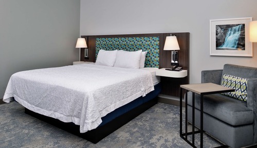 Room, 1 King Bed, Refrigerator & Microwave