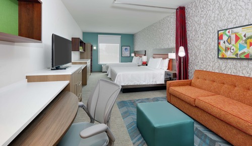 Studio, 2 Queen Beds, Accessible (Hearing)