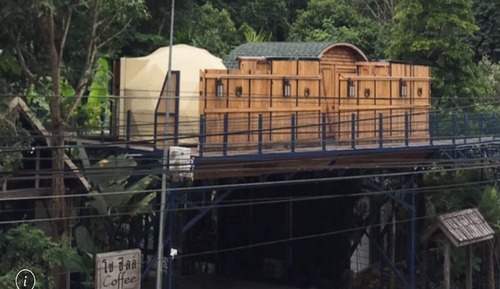 Villa Sky Wood Dome River View