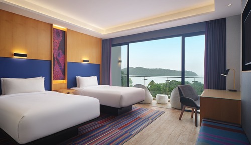 Room, 2 Twin Beds, Balcony, Sea View