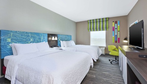 Room, 2 Queen Beds, Refrigerator