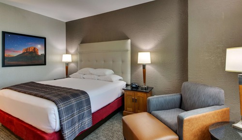Deluxe Room, 1 King Bed, Accessible, Refrigerator & Microwave (Roll in Shower)