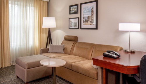 Studio, 1 King Bed with Sofa bed, Non Smoking (Hearing Accessible)