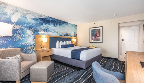 Standard Room, 1 King Bed, Accessible, Refrigerator & Microwave