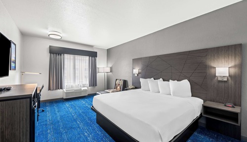 Standard Room, 1 King Bed, Non Smoking, Refrigerator & Microwave