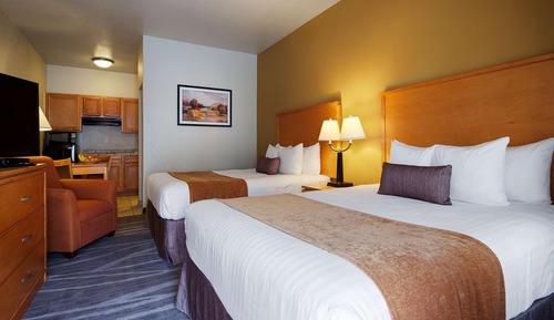 Standard Room, 2 Queen Beds, Non Smoking, Kitchenette