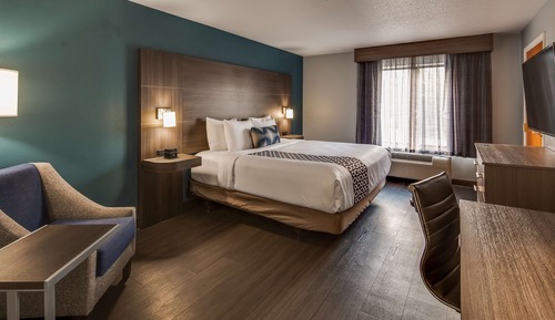 Standard Room, 1 King Bed, Accessible, Refrigerator & Microwave