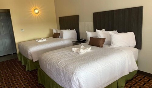 Deluxe Room, 2 Queen Beds, Non Smoking, Refrigerator & Microwave