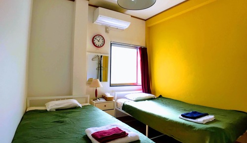 Twin-Bed Room, free breakfast private rooms, Non Smoking
