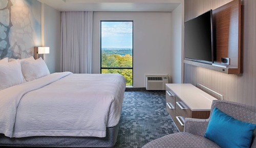 Room, 1 King Bed with Sofa bed, Non Smoking, Valley View (Mobility/Hearing Access, Roll-in Shwr)