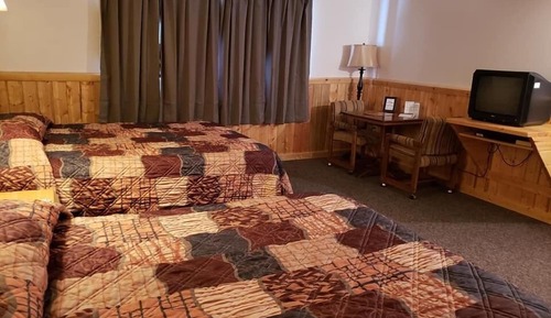 Economy Double Room, 2 Double Beds, Mountain View