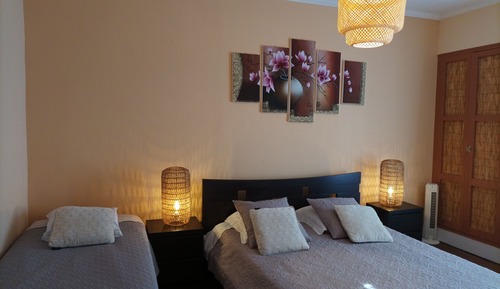 Family Triple Room, Multiple Beds, Courtyard View (Africaine)
