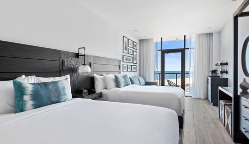 Deluxe Room, 2 Queen Beds, Terrace, Oceanfront