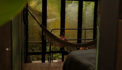 Signature Tree House, 1 Queen Bed, Kitchen, Garden View