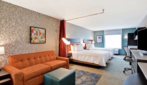 Studio, 2 Queen Beds, Accessible, Bathtub