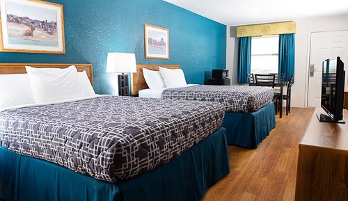 Basic Double Room, 2 Queen Beds, Non Smoking
