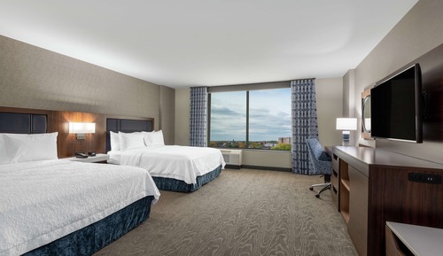 Room, 2 Queen Beds, Accessible, Refrigerator & Microwave (Roll-In Shower)