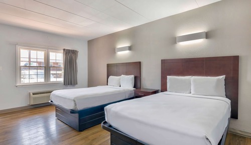 Deluxe Room, 2 Double Beds, Non Smoking, Refrigerator & Microwave