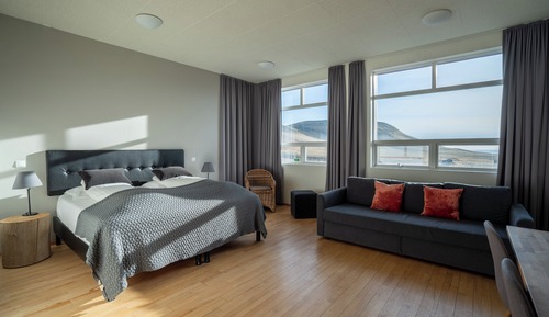 Superior Double Room, 1 King Bed with Sofa bed, Private Bathroom, Ocean View