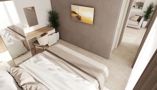 Apartment, 1 King Bed, Garden View