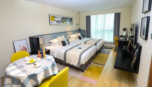 Executive Studio, 2 Twin Beds