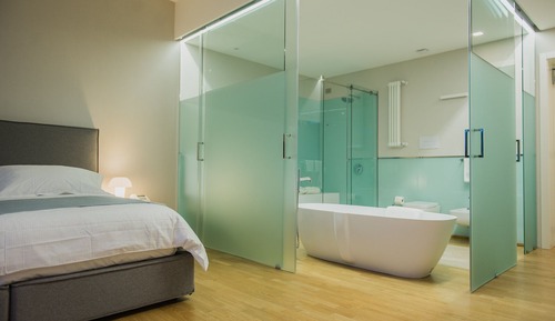 Deluxe Double or Twin Room, Bathtub, Sea View