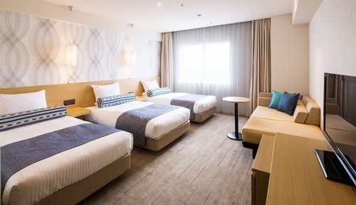 Superior Triple Room, Ocean View (3 Twin Beds)