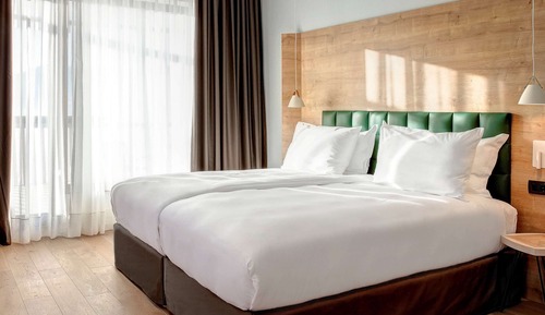 Deluxe Room, 2 Twin Beds, Mountain View
