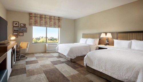 Room, 2 Queen Beds, Non Smoking, Refrigerator & Microwave