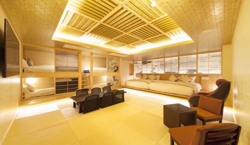 Premiere Family Japanese Style Suite Room - Non Smoking (2 King Beds) 