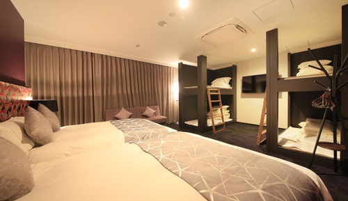 Premium Family Room -Non Smoking  (2 Double Bed) - Extrabed is from 5th Adult