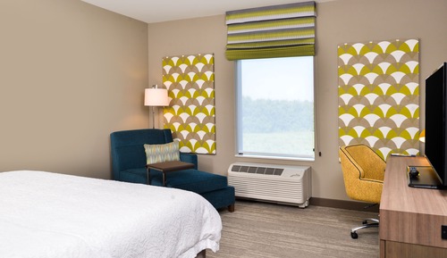 Room, 1 King Bed, Non Smoking, Refrigerator & Microwave